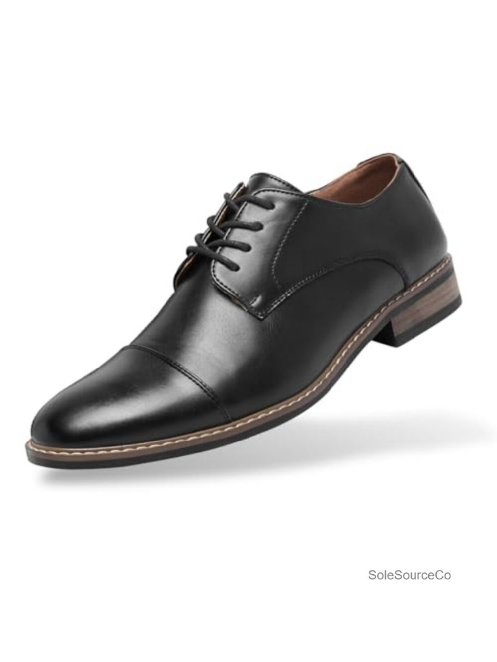 Men's Oxford Formal Dress Shoes Cap Toe Lace Up Business Comfort